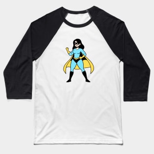 Superhero Woman Baseball T-Shirt